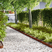 Ograda oko Travnjaka 20 pcs Smeđa 100 x 0.05 x 20 cm
