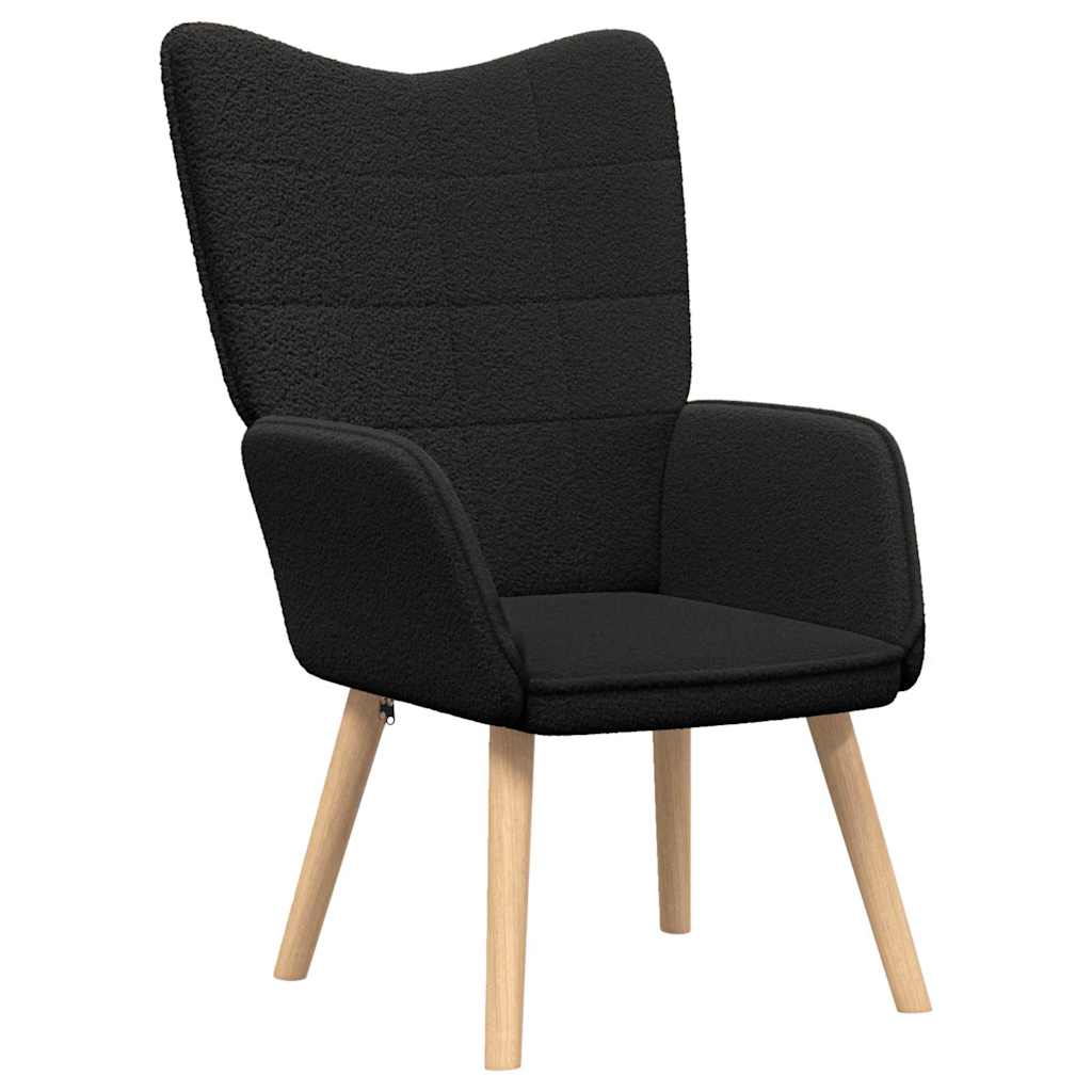 fotelja Crna 62 x 67 x 95,5 cm Sherpa Tkanina