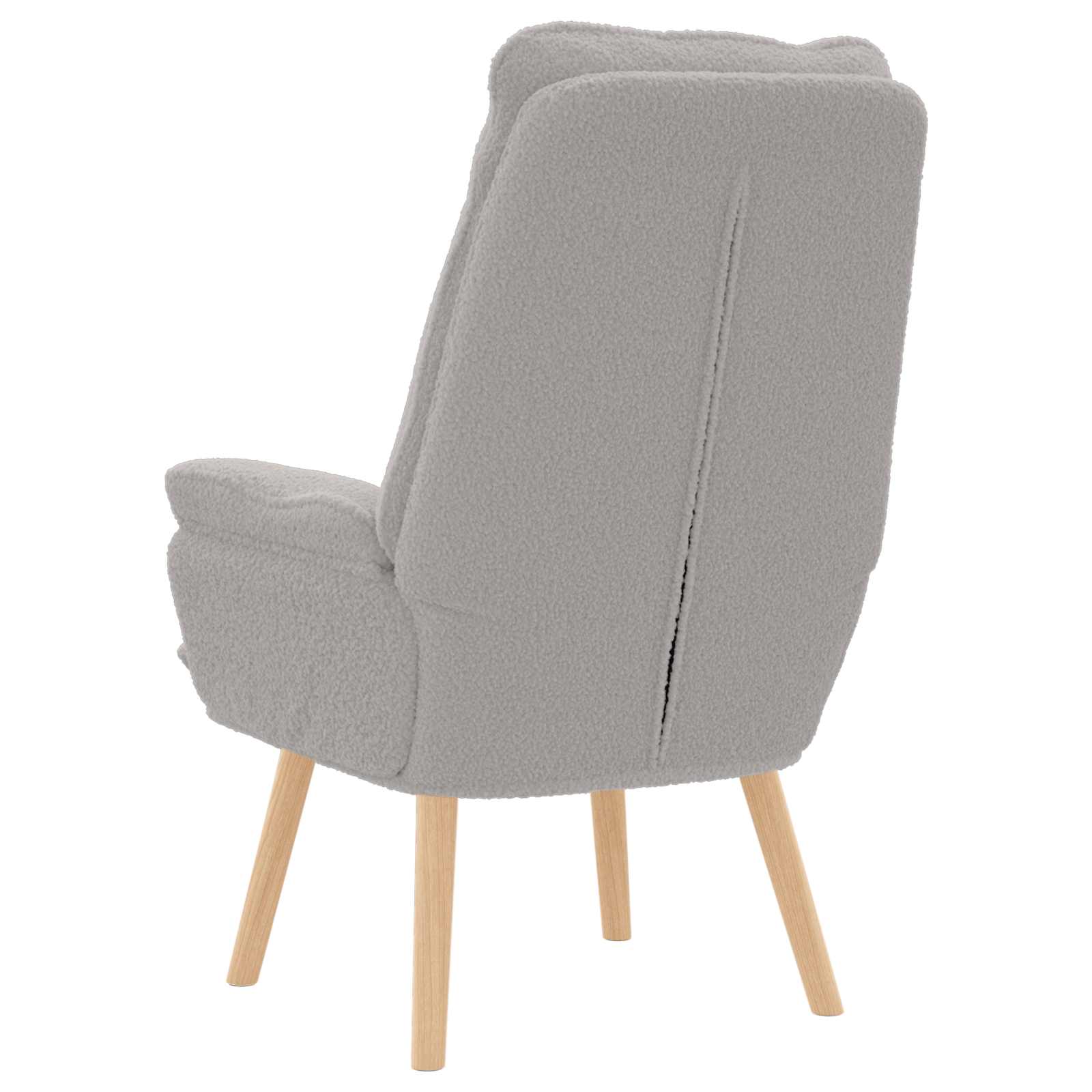 fotelja Svijetlo siva 69 x 74 x 93 cm Sherpa Tkanina