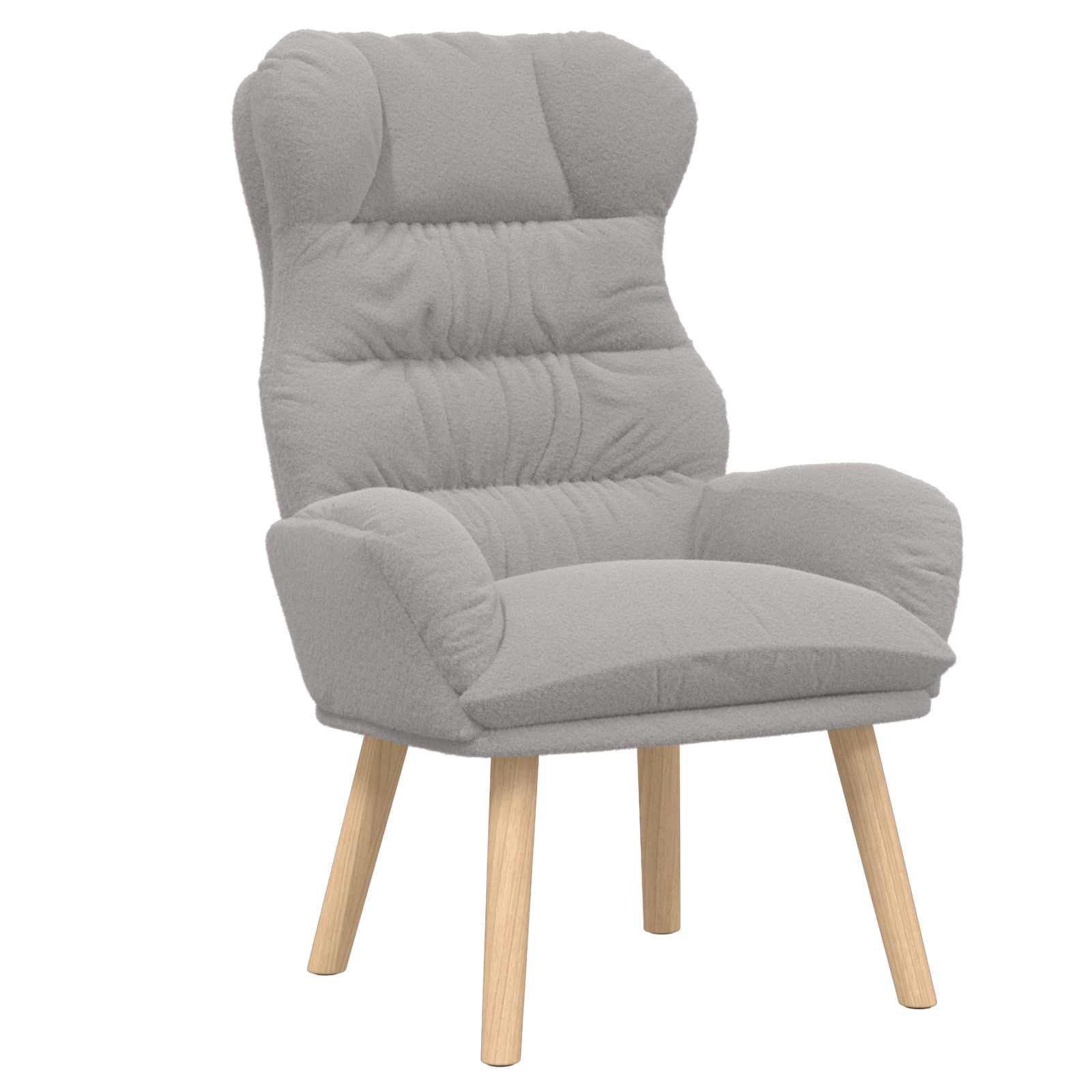 fotelja Svijetlo siva 69 x 74 x 93 cm Sherpa Tkanina