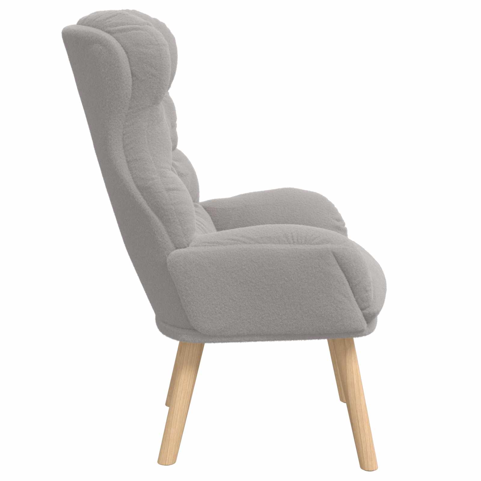fotelja Svijetlo siva 69 x 74 x 93 cm Sherpa Tkanina