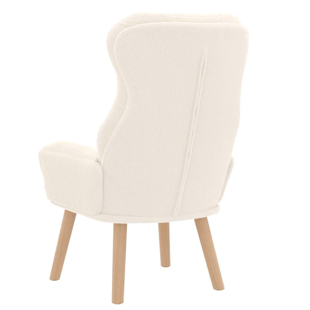 fotelja Krema 69 x 74 x 93 cm Sherpa Tkanina