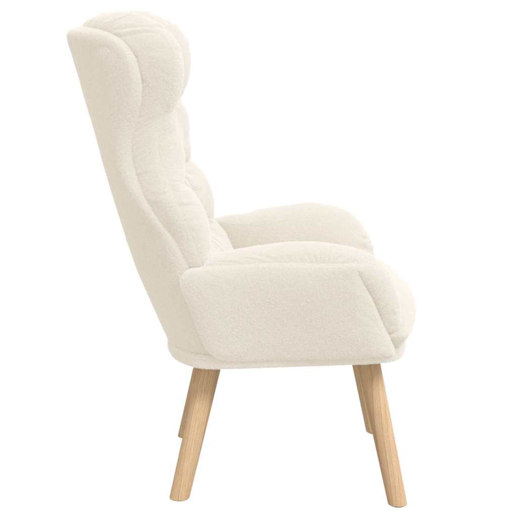 fotelja Krema 69 x 74 x 93 cm Sherpa Tkanina