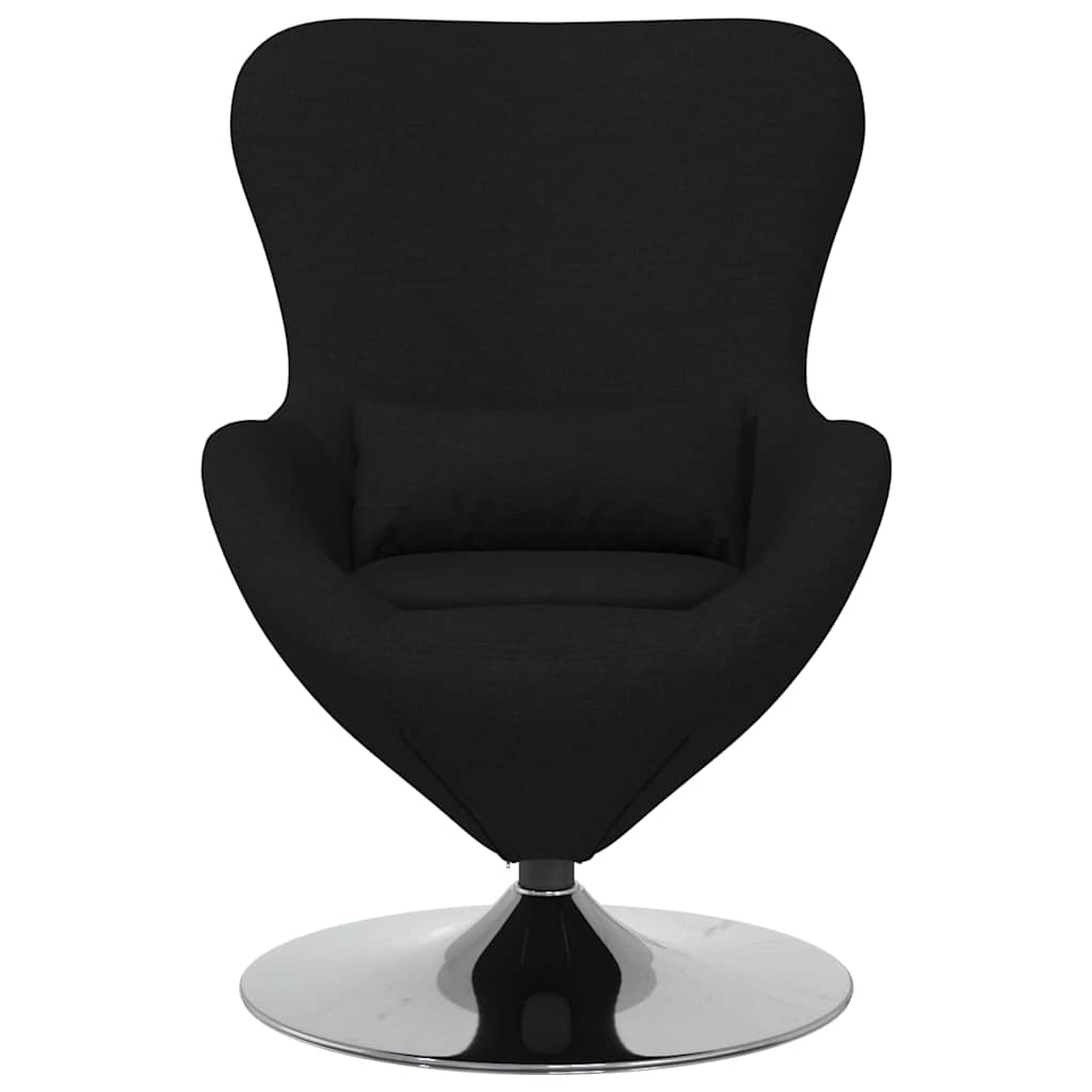 Jajolika fotelja Crna 63 x 73 x 90 cm tkanina
