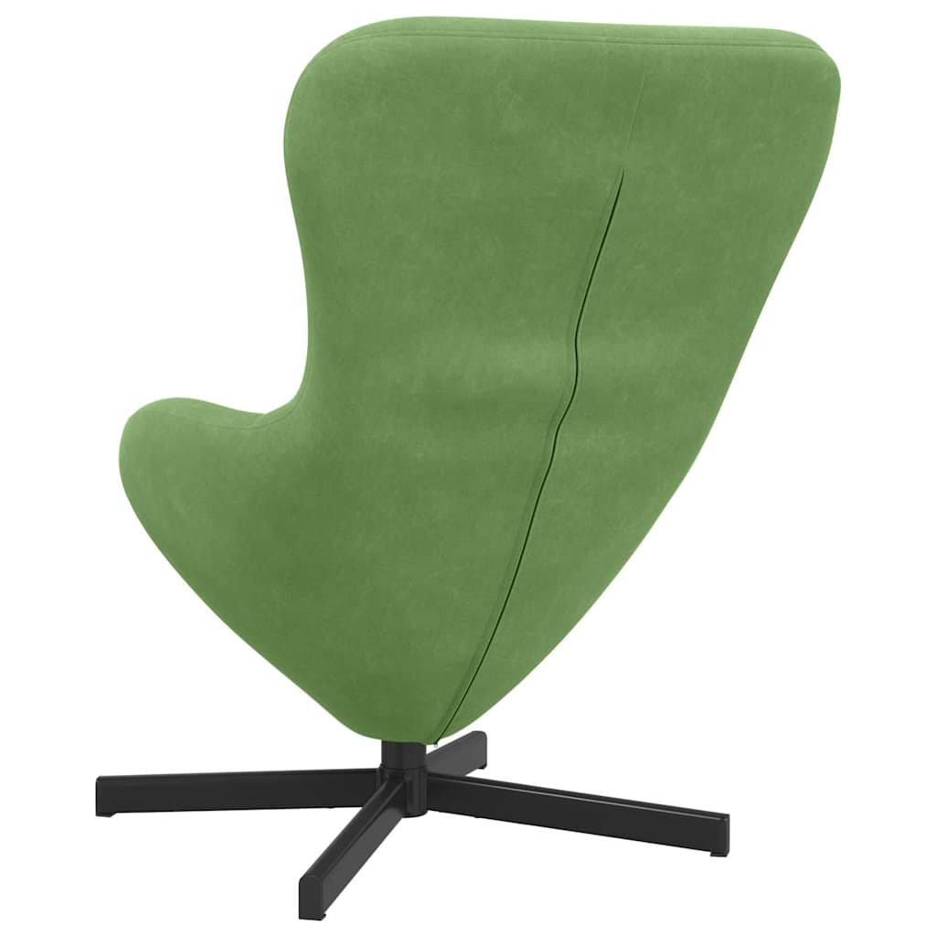 Jajolika fotelja Svijetlo zelena 63 x 73 x 90 cm Baršun