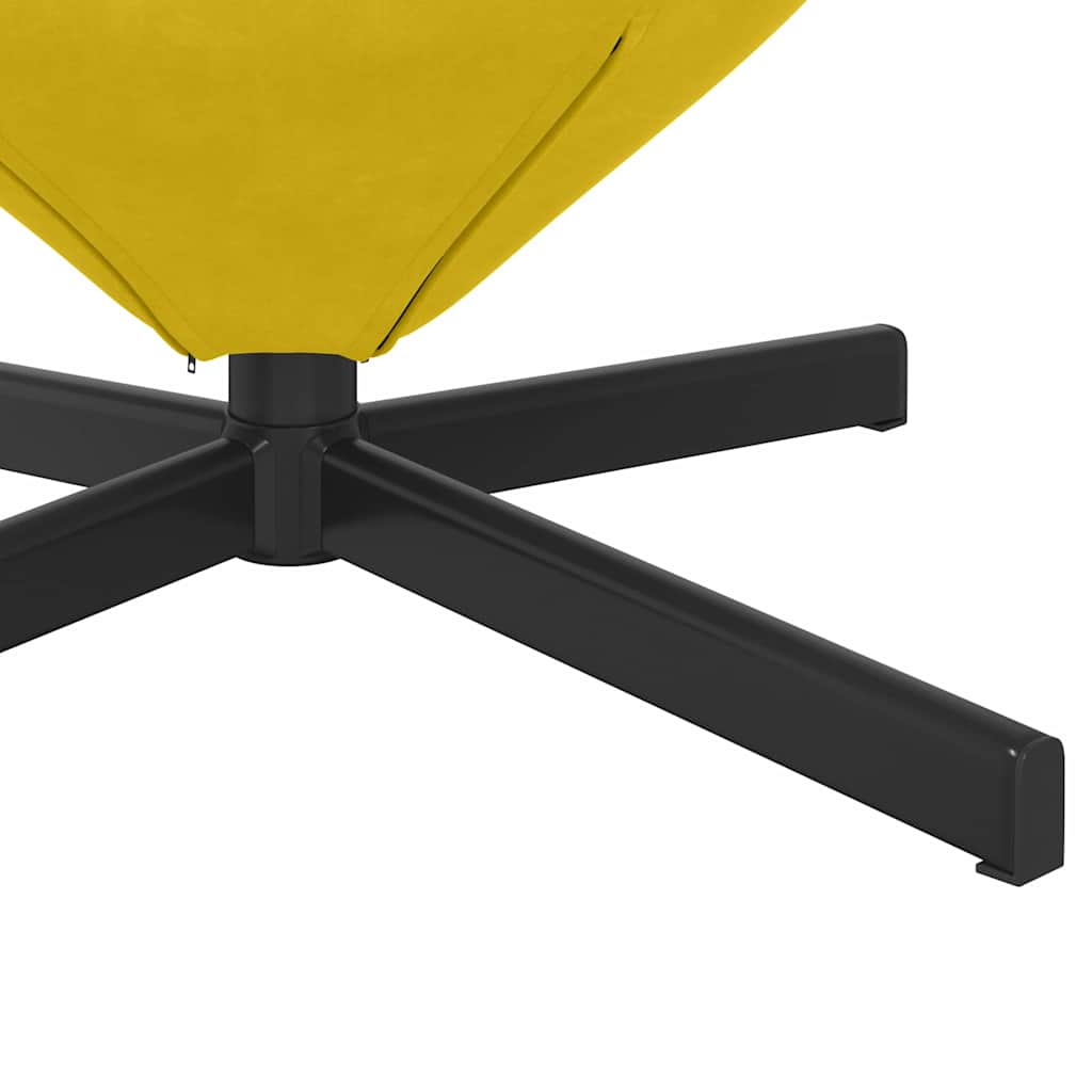 Jajolika fotelja Žuta 63 x 73 x 90 cm Baršun