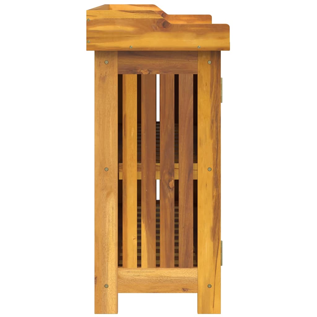 Vrtni ormar Prirodna 78 x 36,5 x 78cm Čvrsto drvo akacije