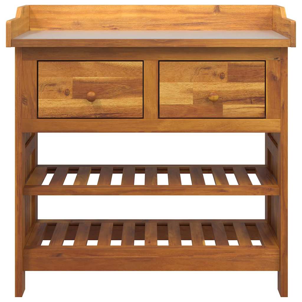 Vrtni ormar Prirodna 78 x 36,5 x 78cm Čvrsto drvo akacije