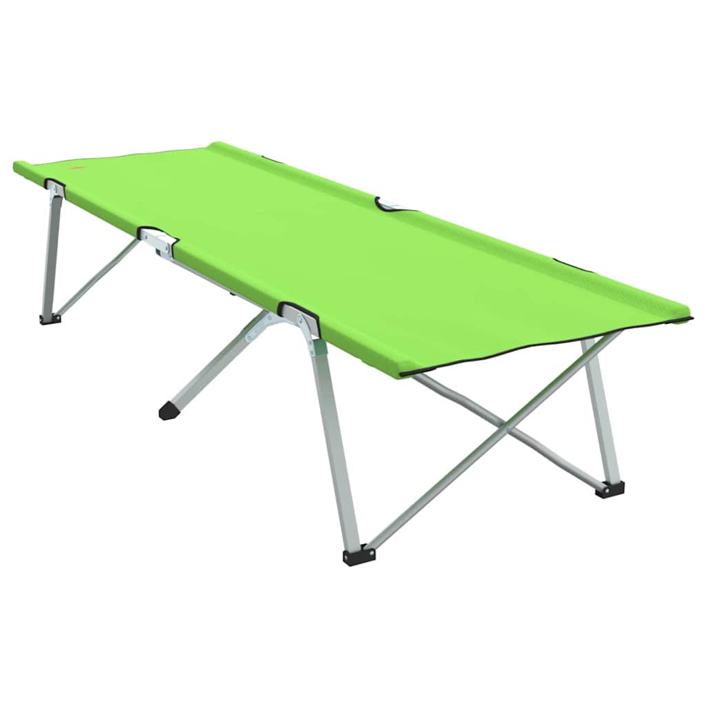 Sklopivi kamperski krevet Zelena 194 x 62,5 x 42,5 cm