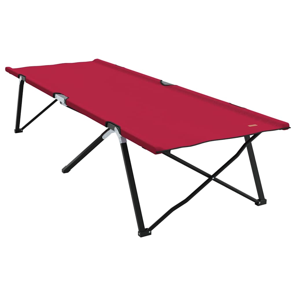 Sklopivi kamperski krevet Crvena 206 x 76 x 74 cm