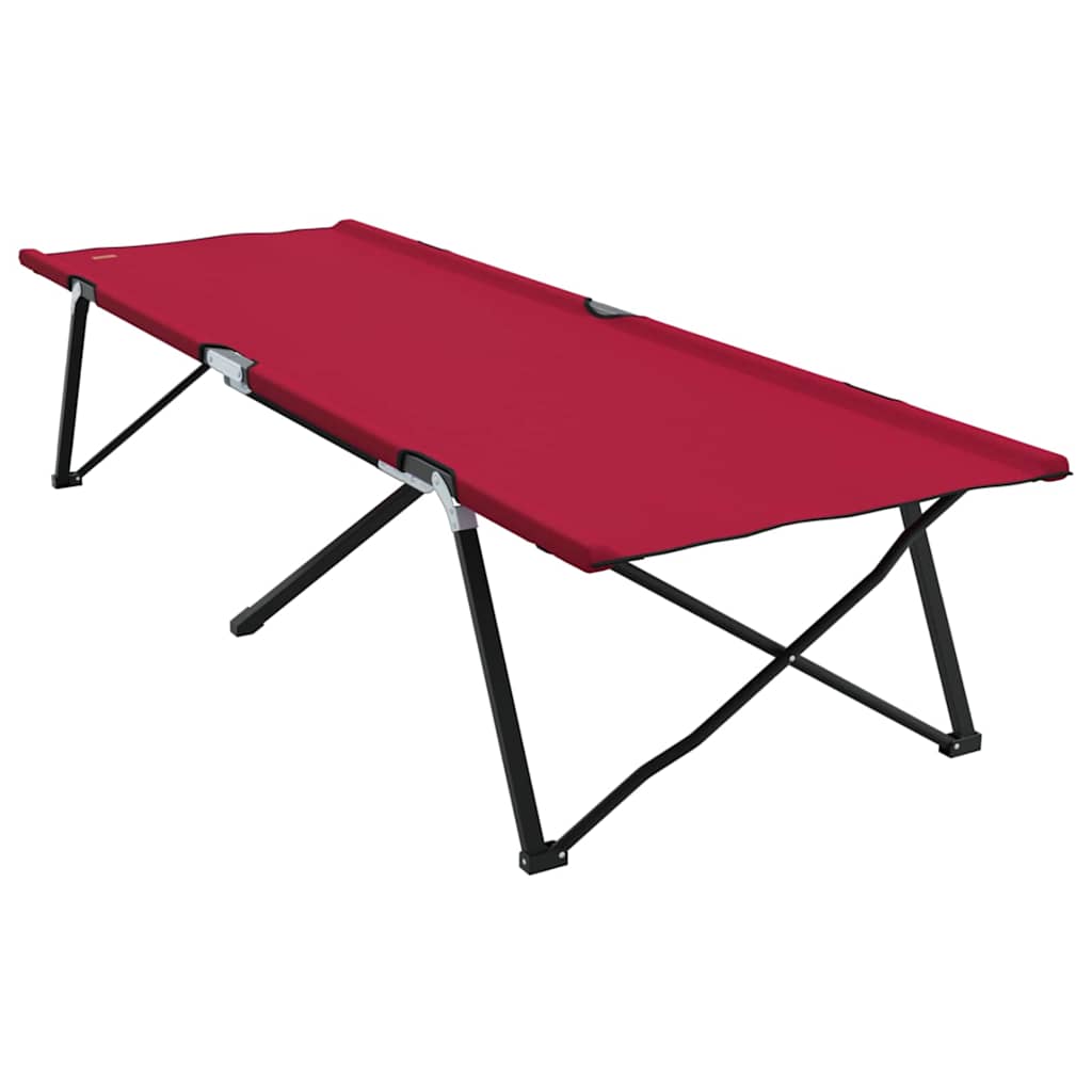 Sklopivi kamperski krevet Crvena 206 x 76 x 74 cm