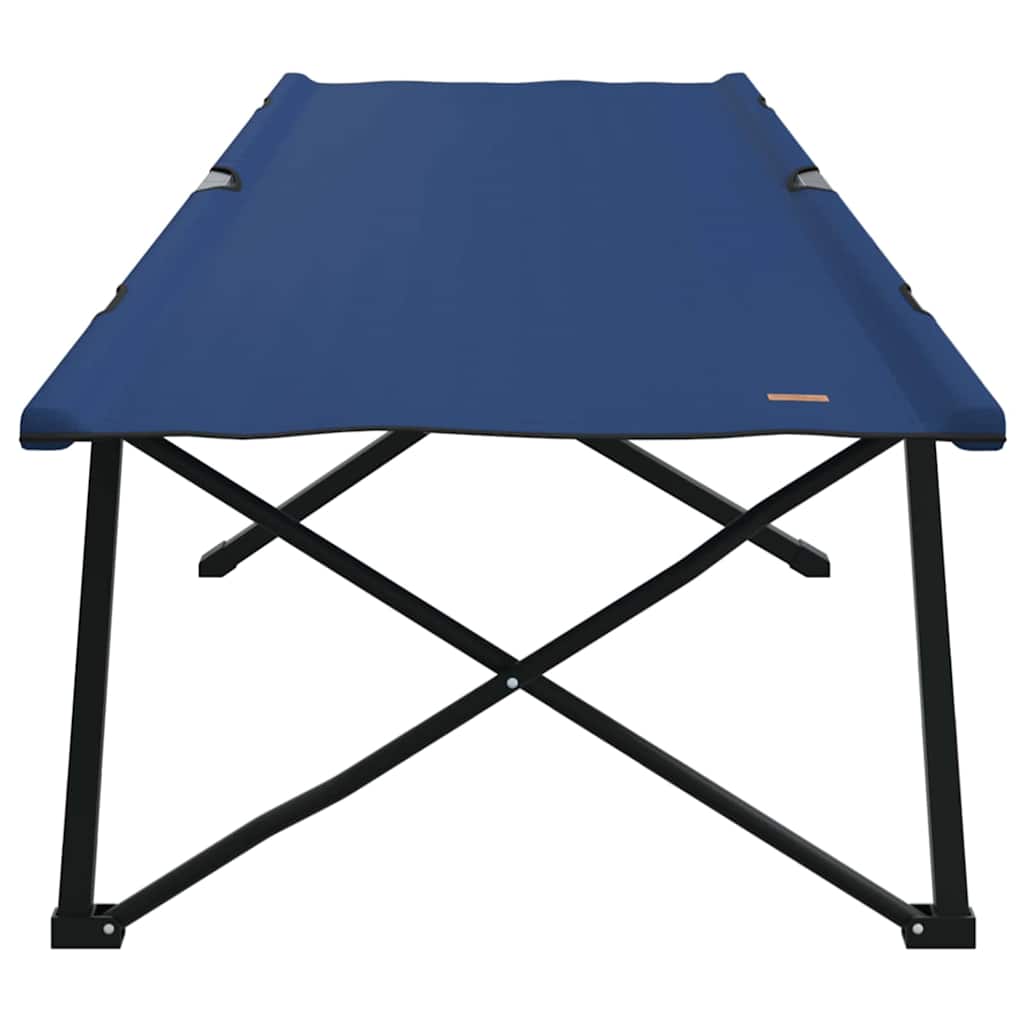 Sklopivi kamperski krevet 2 pcs Plava 206 x 76 x 74 cm
