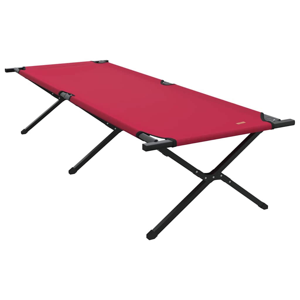 Sklopivi kamperski krevet Crvena 210 x 80 x 46 cm