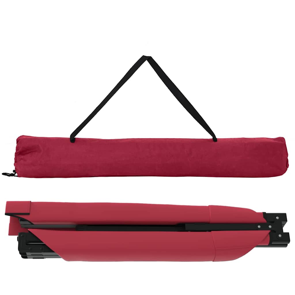Sklopivi kamperski krevet Crvena 210 x 80 x 46 cm