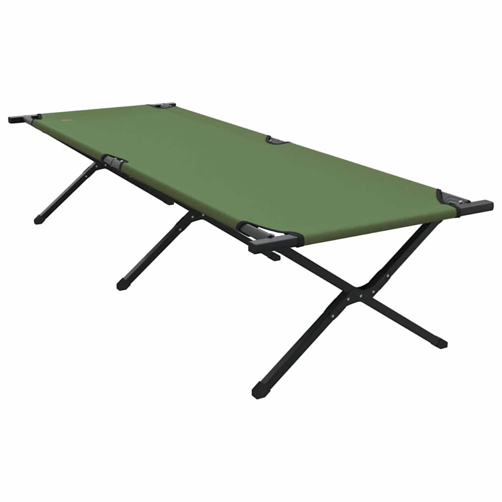 Sklopivi kamperski krevet Zelena 210 x 80 x 46 cm