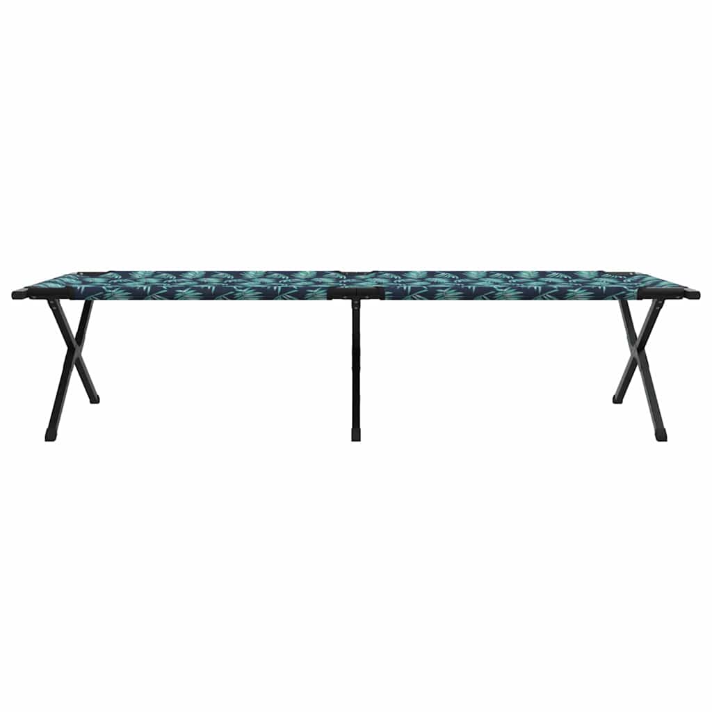 Sklopivi kamperski krevet List 2 pcs Šuma 210 x 80 x 46 cm