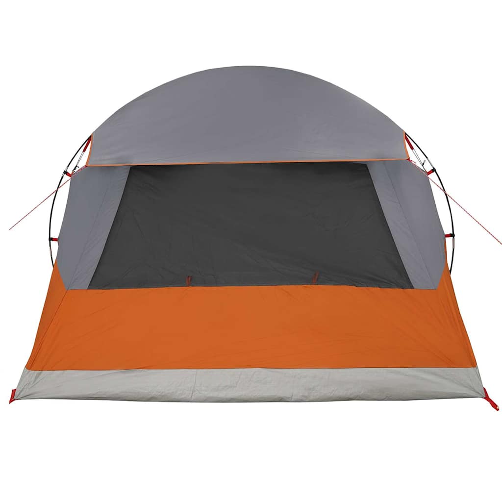 Šator kupola za 6 osoba Siva i narančasta 500 x 314 x 206 cm