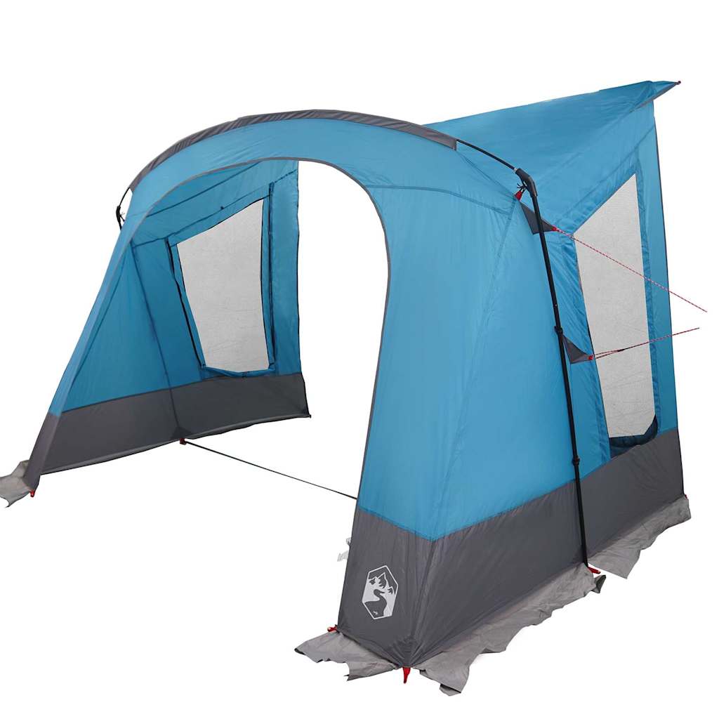 Šator za karavane za 5 osoba s krovom Plava 410 x 275 x 245 cm