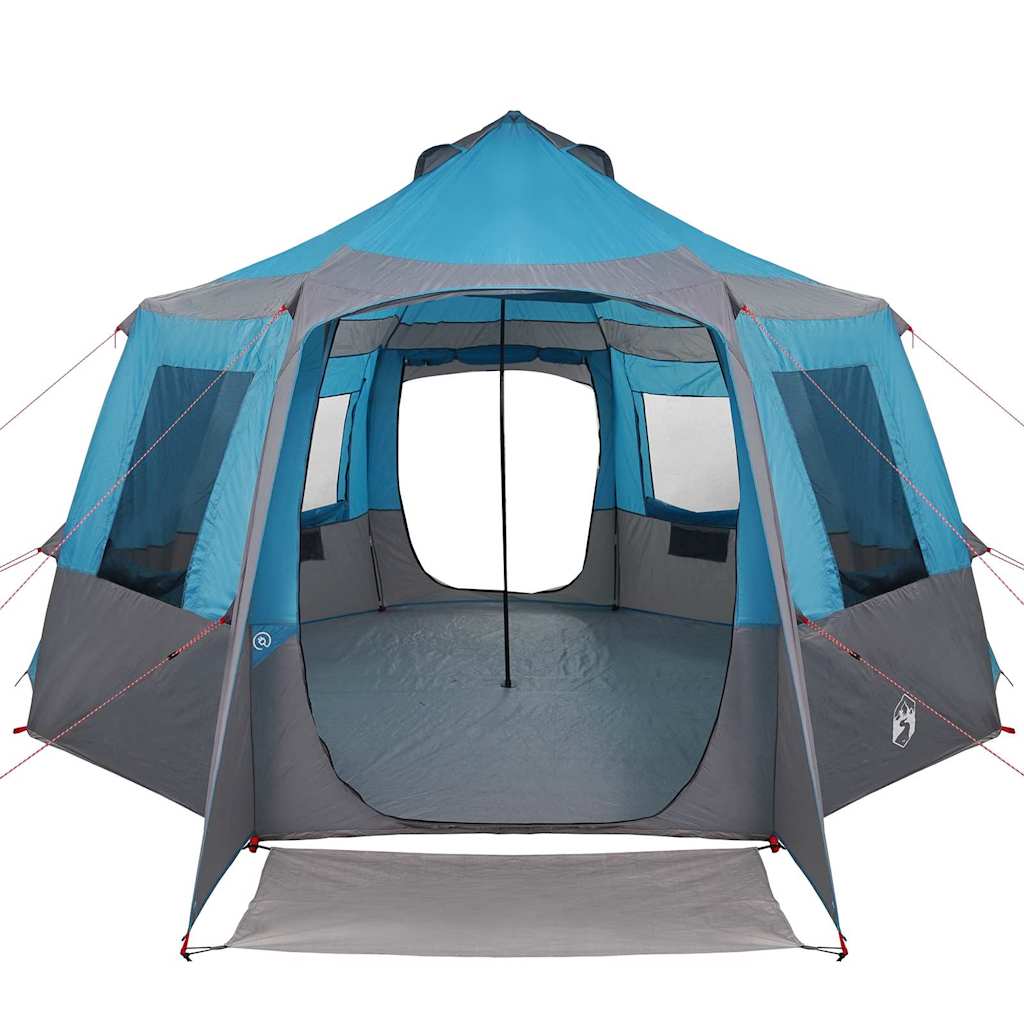 Šator za kabinu 12 osoba Plava i siva 405 x 405 x 273 cm