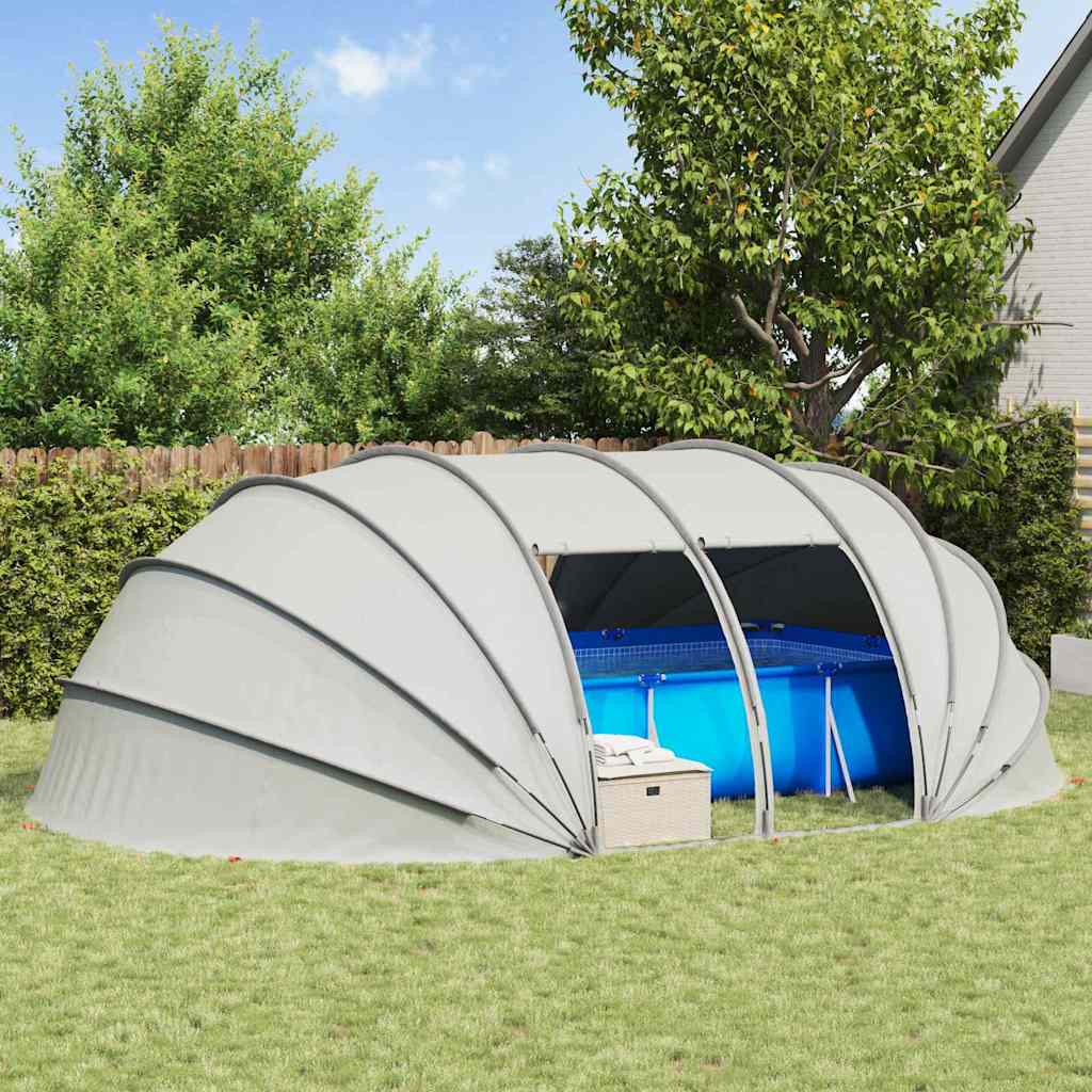 Šator za bazen Siva 538 x 440 x 204 cm