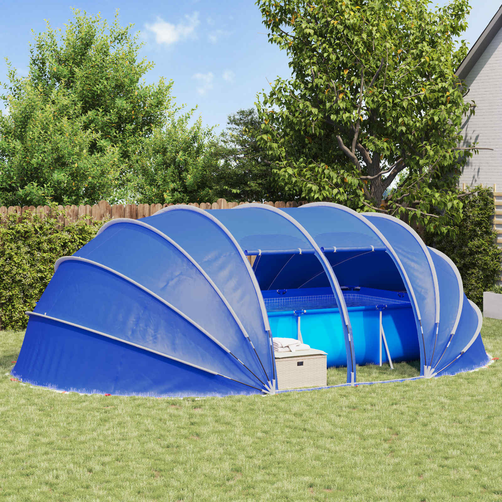 Šator za bazen Zelena 640 x 432 x 205 cm