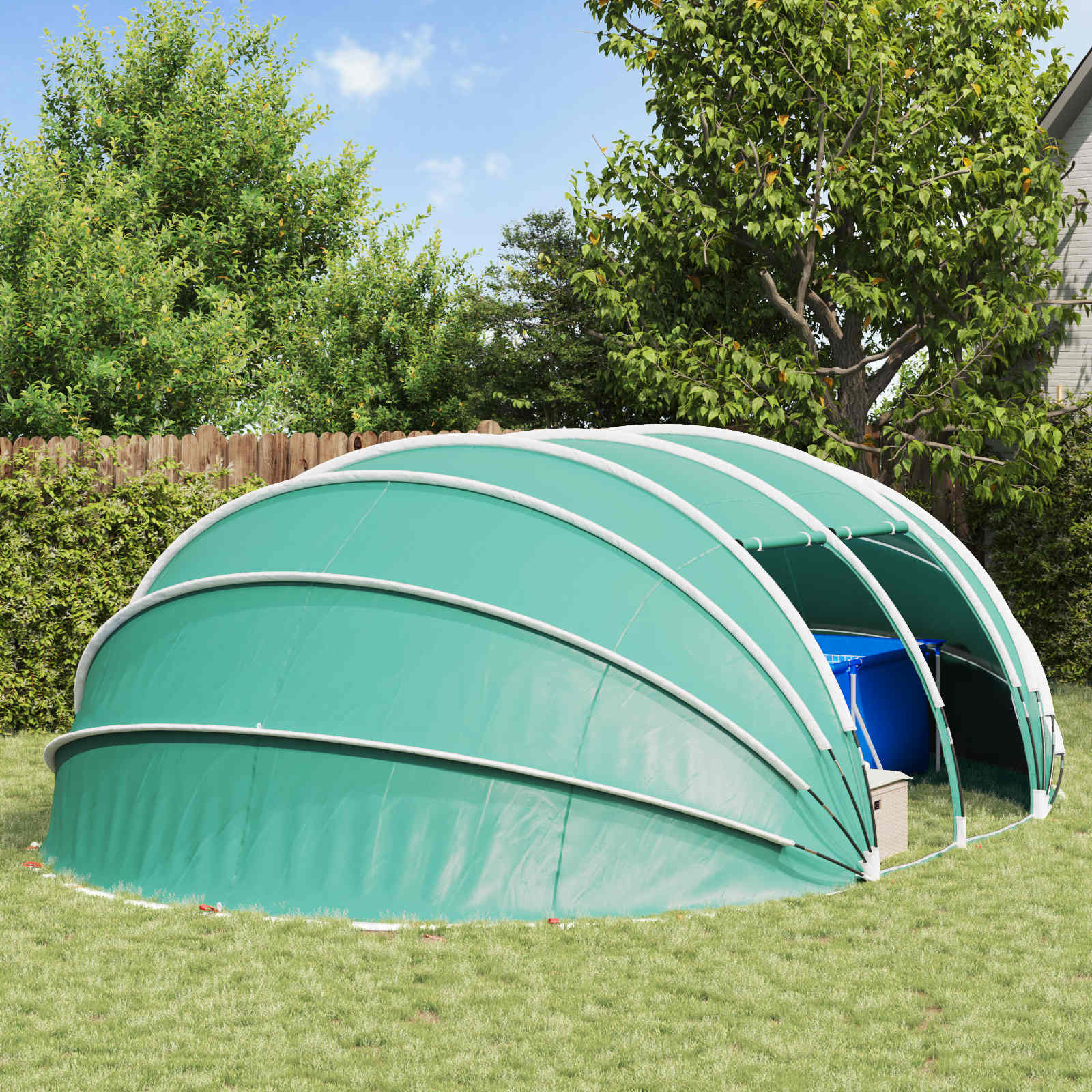 Šator za bazen Plava 640 x 432 x 205 cm
