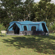 Šator za 16 osoba s krovom s pohranom Plava 680 x 510 x 210 cm