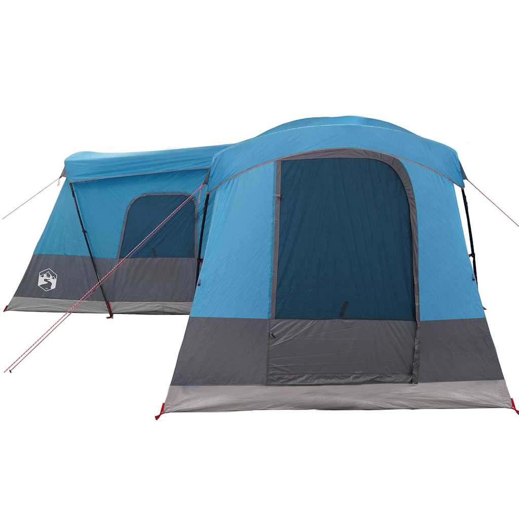 Šator za 16 osoba s krovom s pohranom Plava 680 x 510 x 210 cm