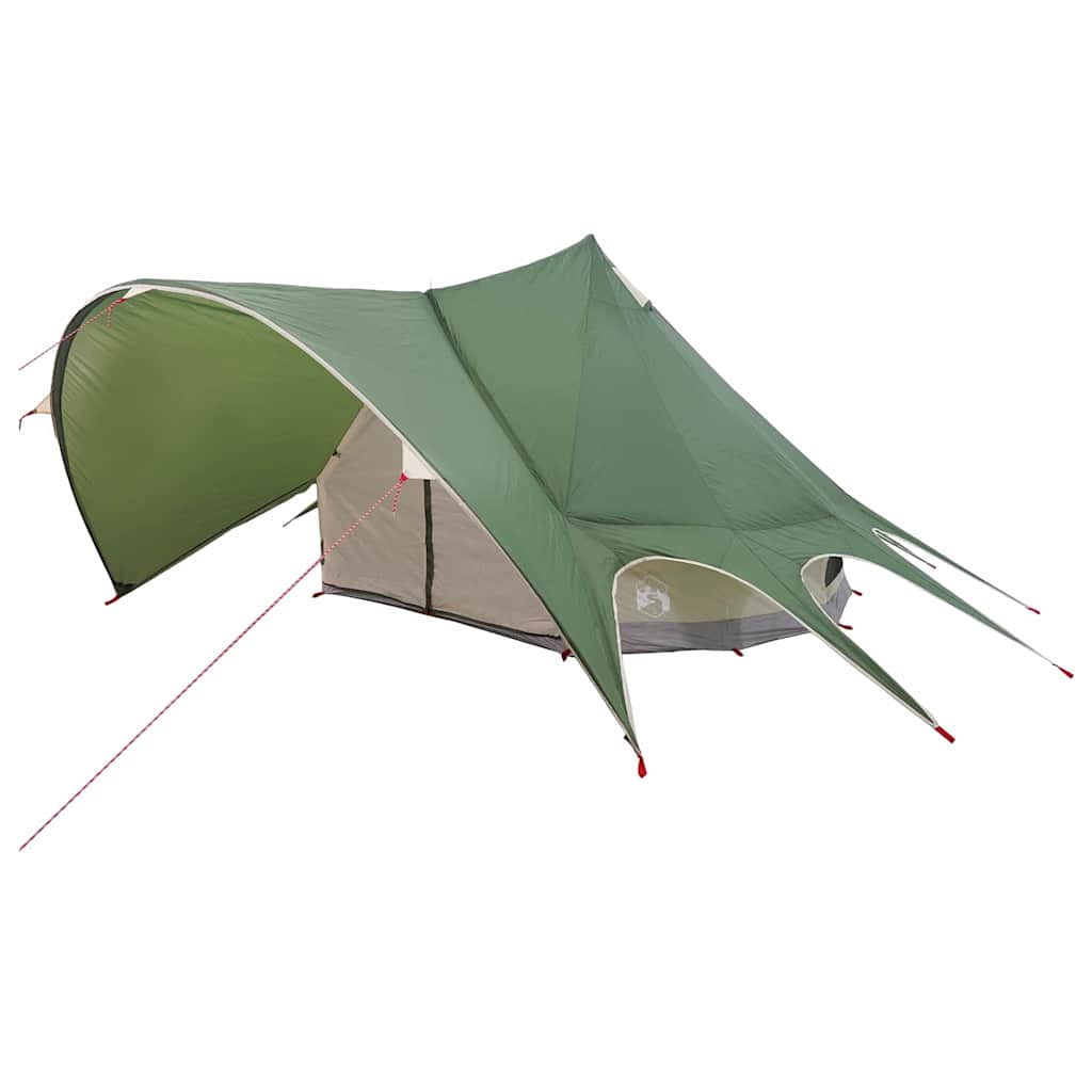 Teepee šator za 3 osobe Zelena i Siva 312 x 312 x 197 cm