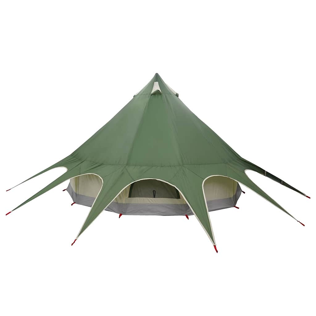 Teepee šator za 3 osobe Zelena i Siva 312 x 312 x 197 cm