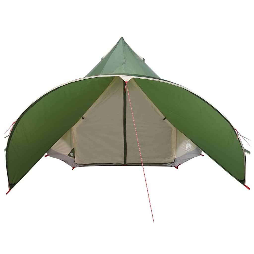 Teepee šator za 3 osobe Zelena i Siva 312 x 312 x 197 cm