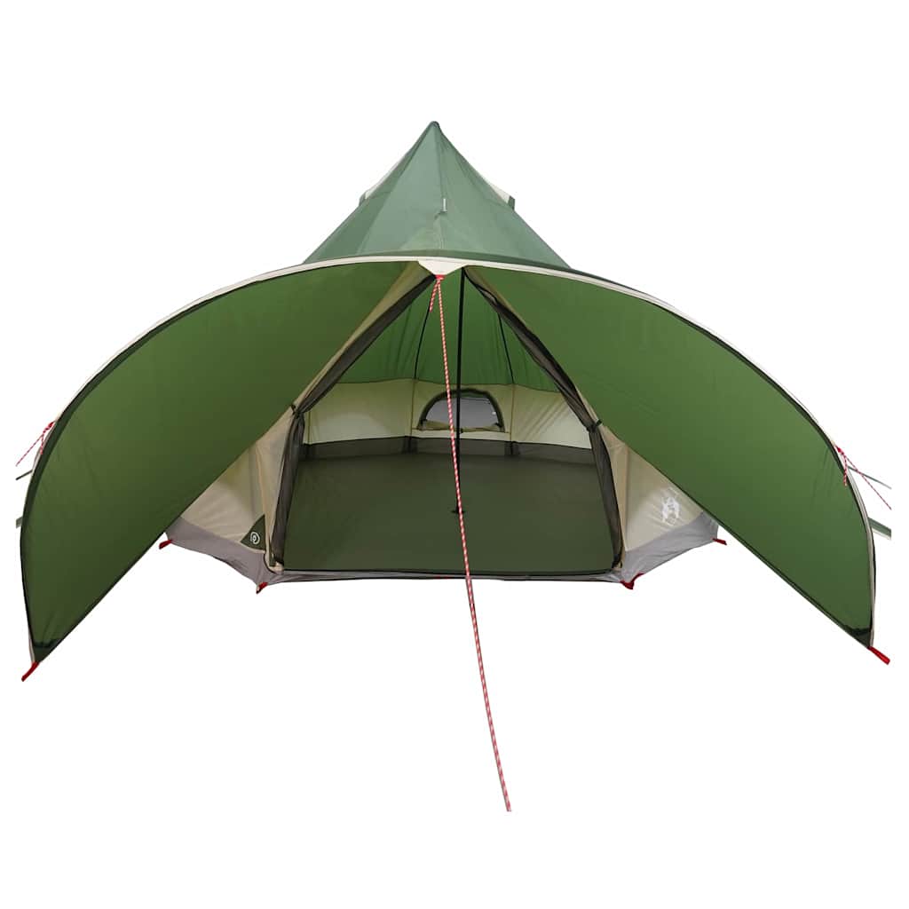 Teepee šator za 3 osobe Zelena i Siva 312 x 312 x 197 cm