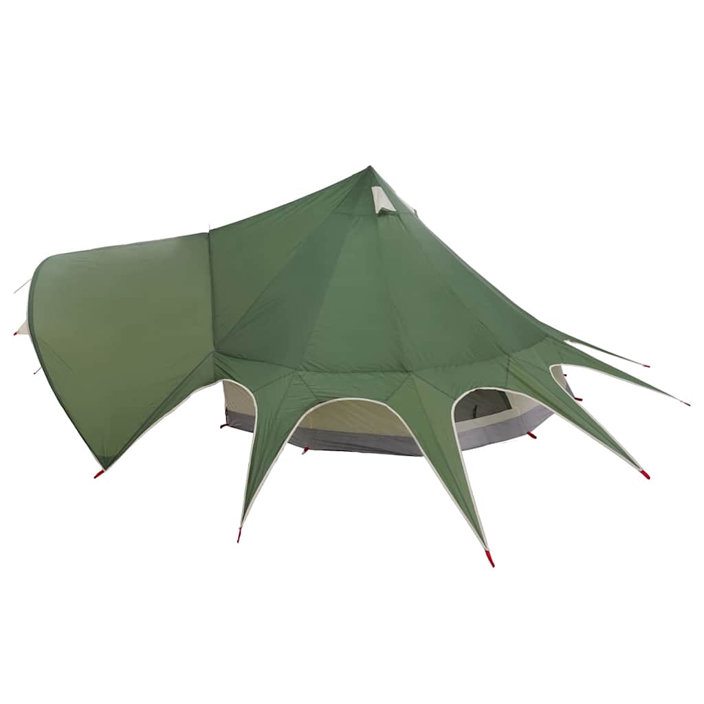Teepee šator za 3 osobe Zelena i Siva 312 x 312 x 197 cm
