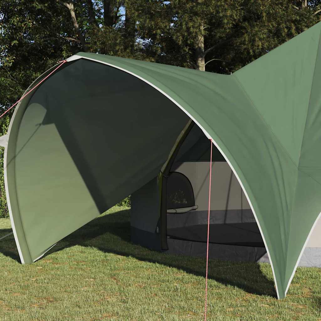 Teepee šator za 9 osoba Zelena i Siva 502 x 502 x 297 cm