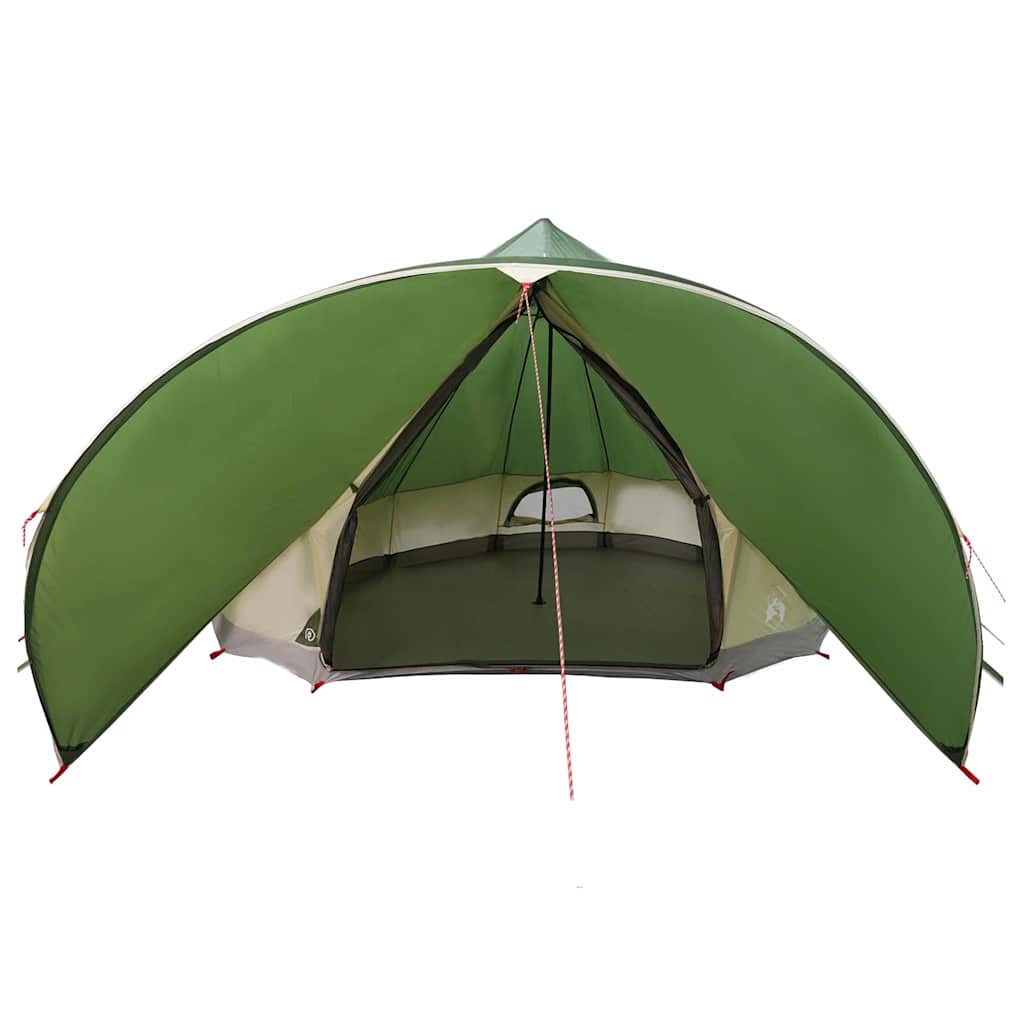 Teepee šator za 9 osoba Zelena i Siva 502 x 502 x 297 cm