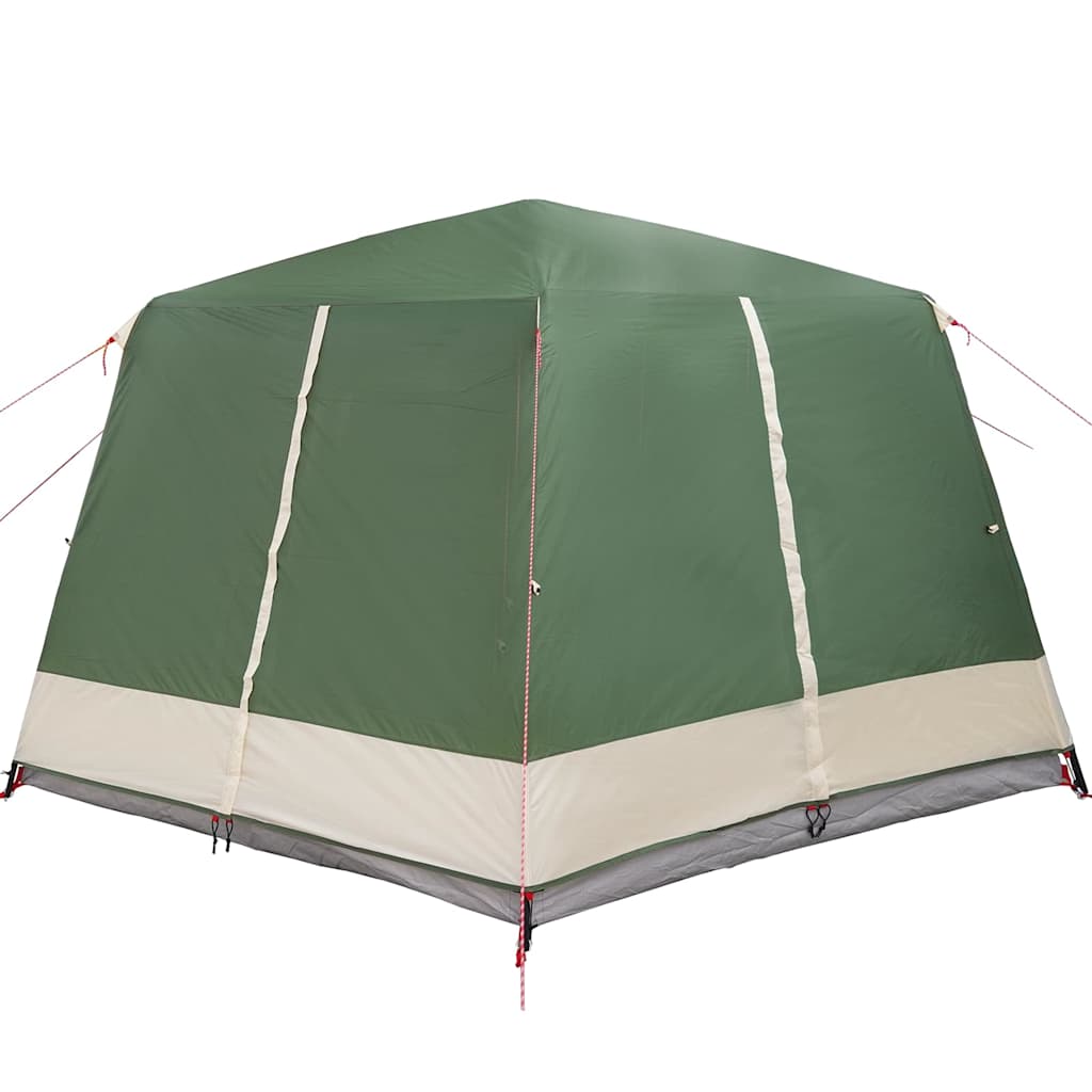 Kabinska šator za 7 osoba s krovom Zelena 400 x 350 x 212 cm