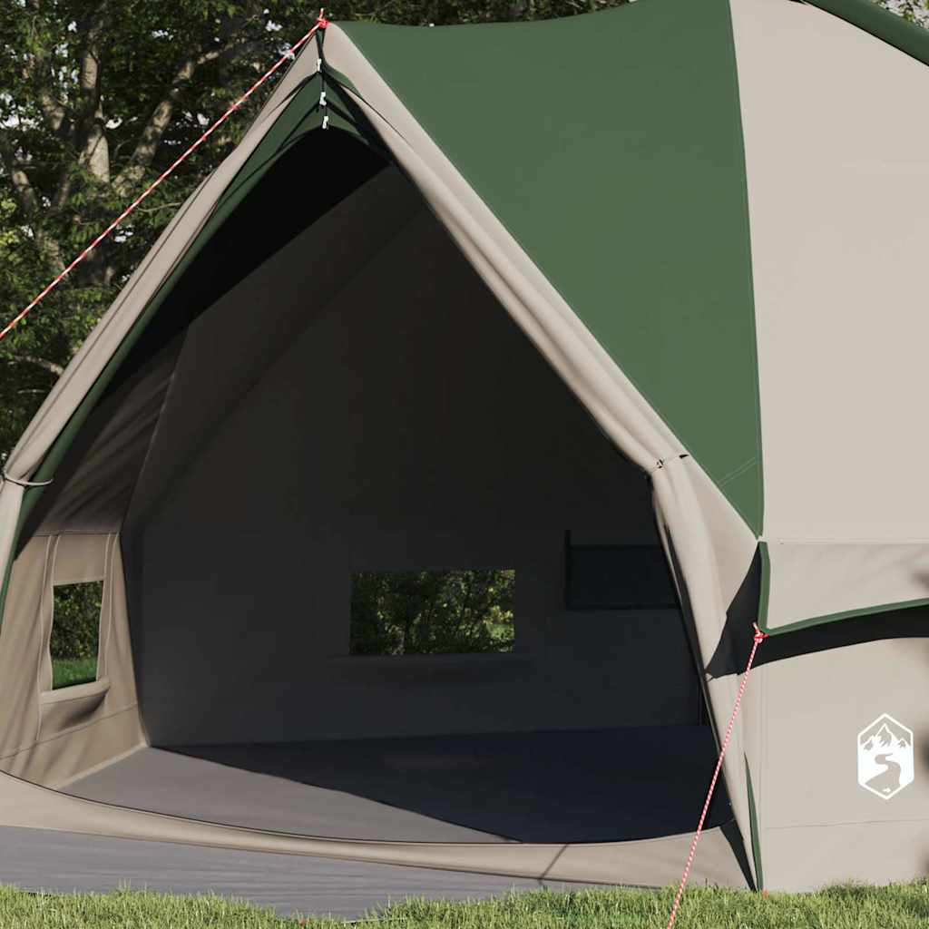 Teepee šator za 10 osoba Zelena i bijela 567 x 470 x 242 cm
