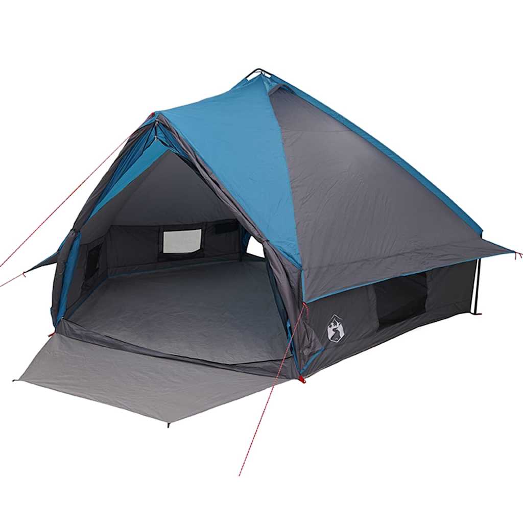 Teepee šator za 10 osoba Plava i siva 567 x 470 x 242 cm