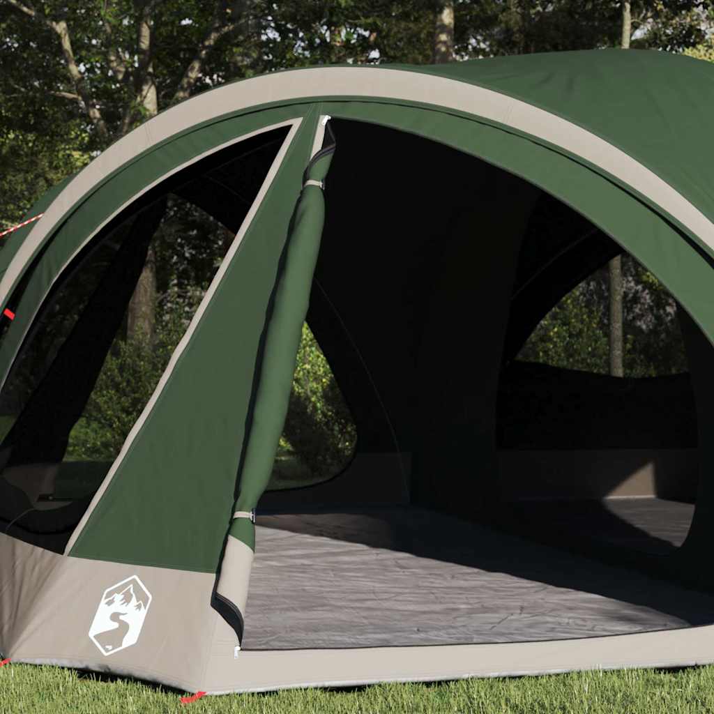Obiteljski šator za 10 osoba Zelena i Siva 460 x 430 x 214 cm