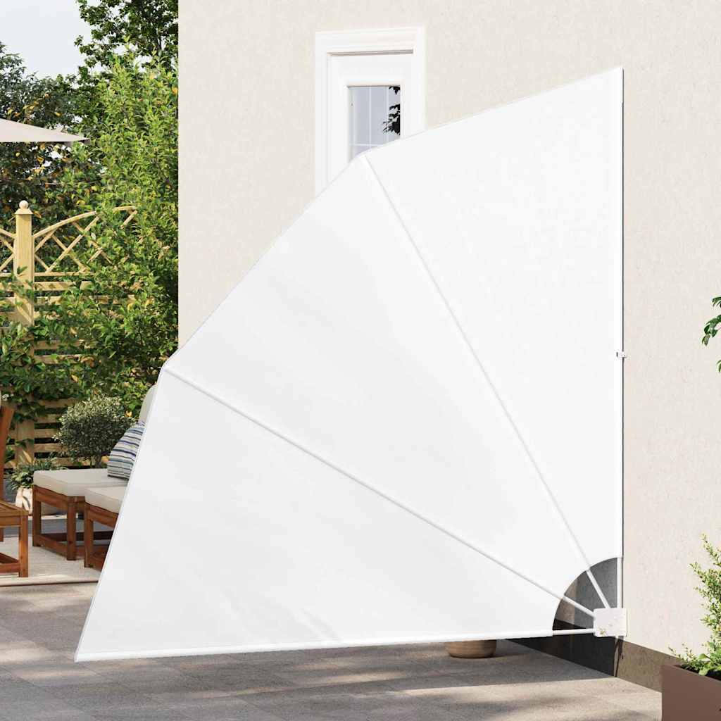 Zaslon za privatnost na balkonu 210 x 210 cm Poliester Bijela