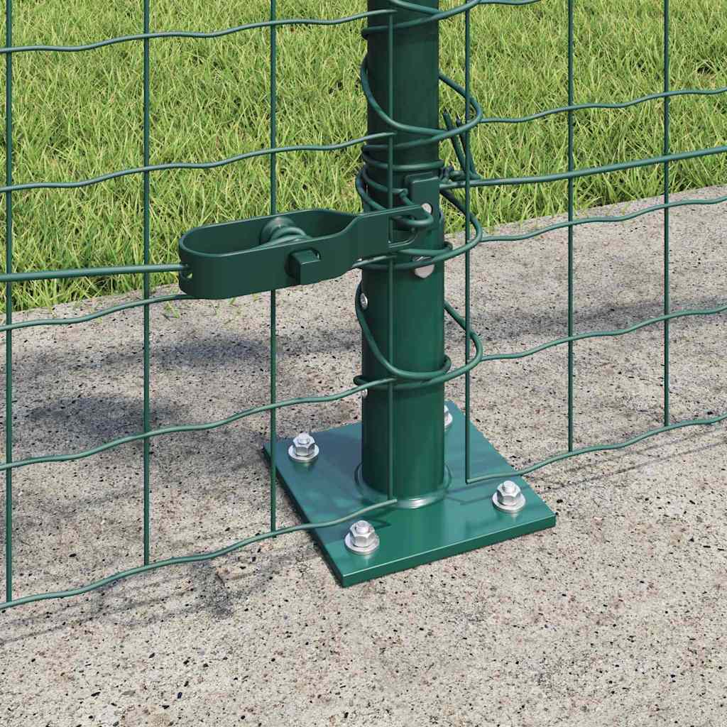 Stup za ogradu s betonskom bazom 7 kom. Zelena
