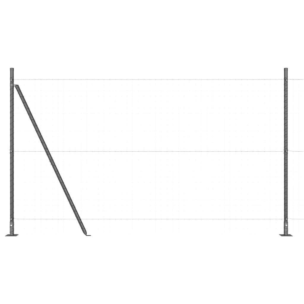 Stup za ogradu 13 pcs Siva Čelik