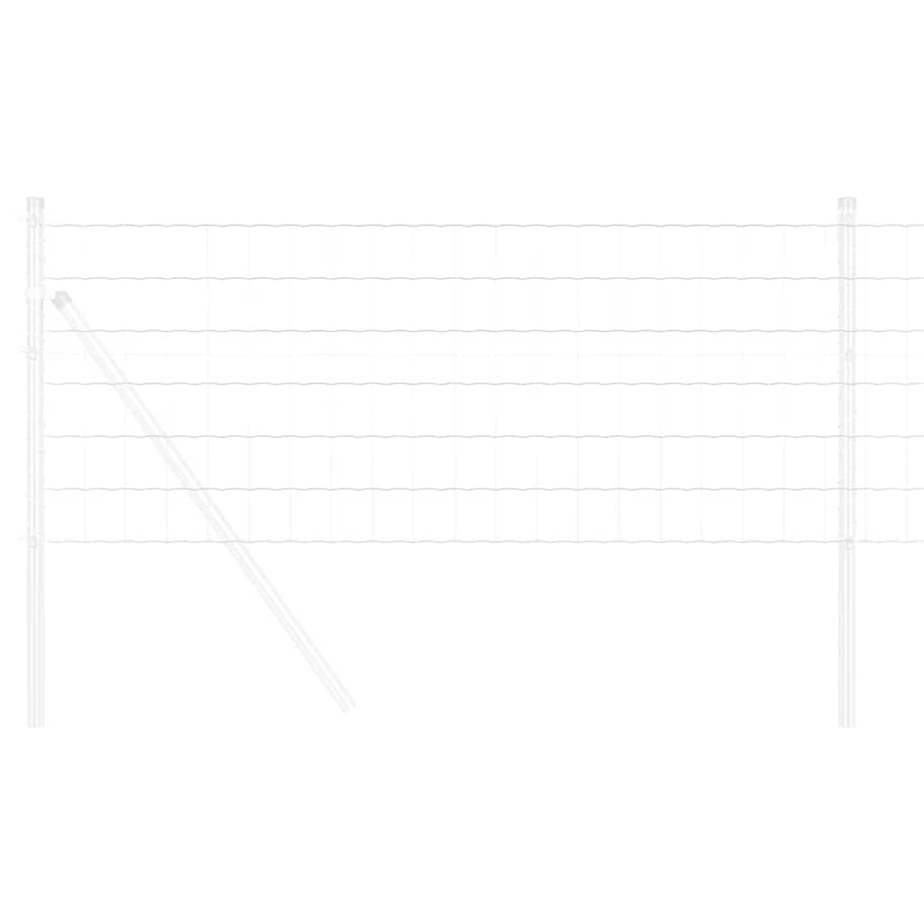 Euro ograda 0,8 x 10 m Željezo prekriveno PVC-om