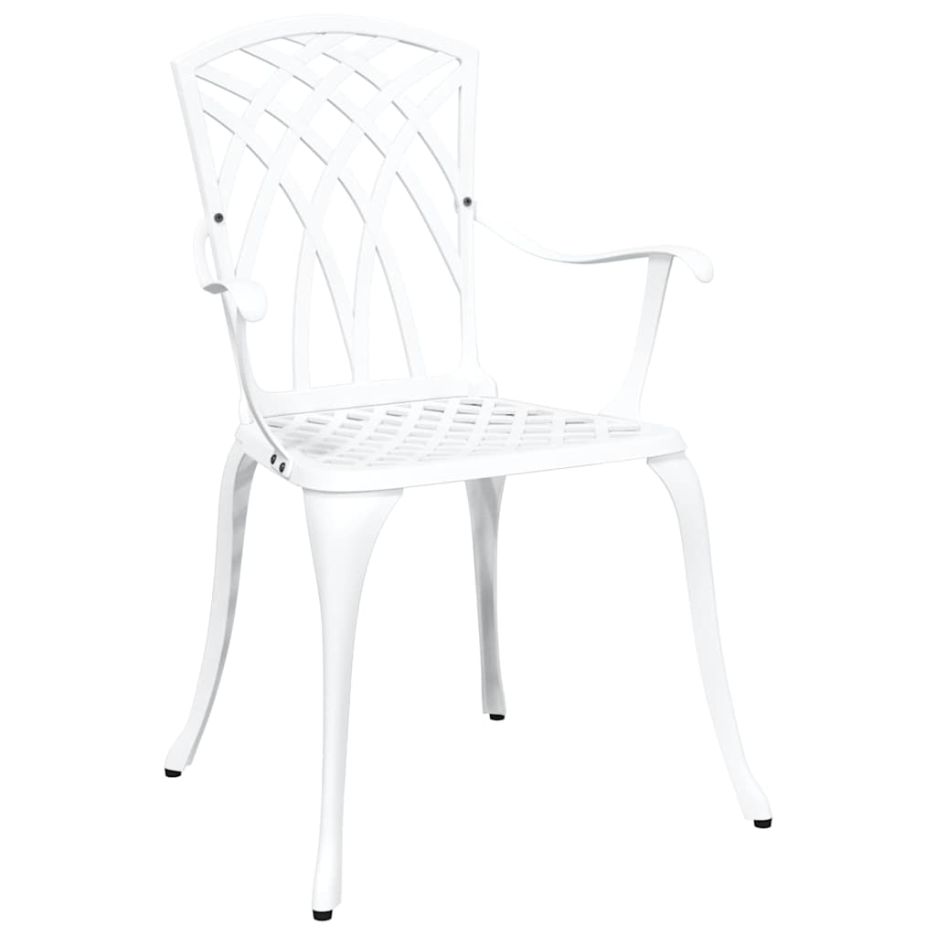 Vrtni set za objed 5 pcs Bijelo Aluminij