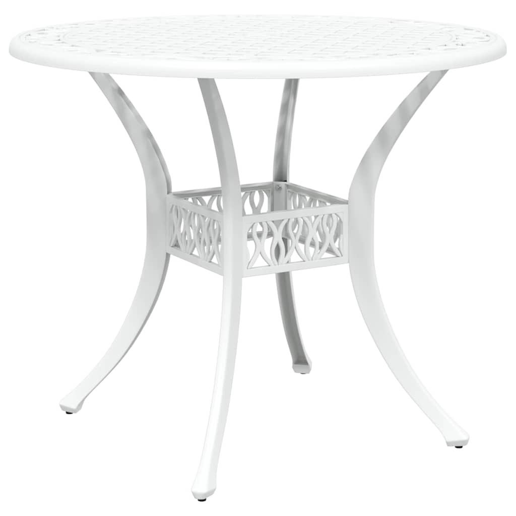 Vrtni set za objed 5 pcs Bijelo Aluminij