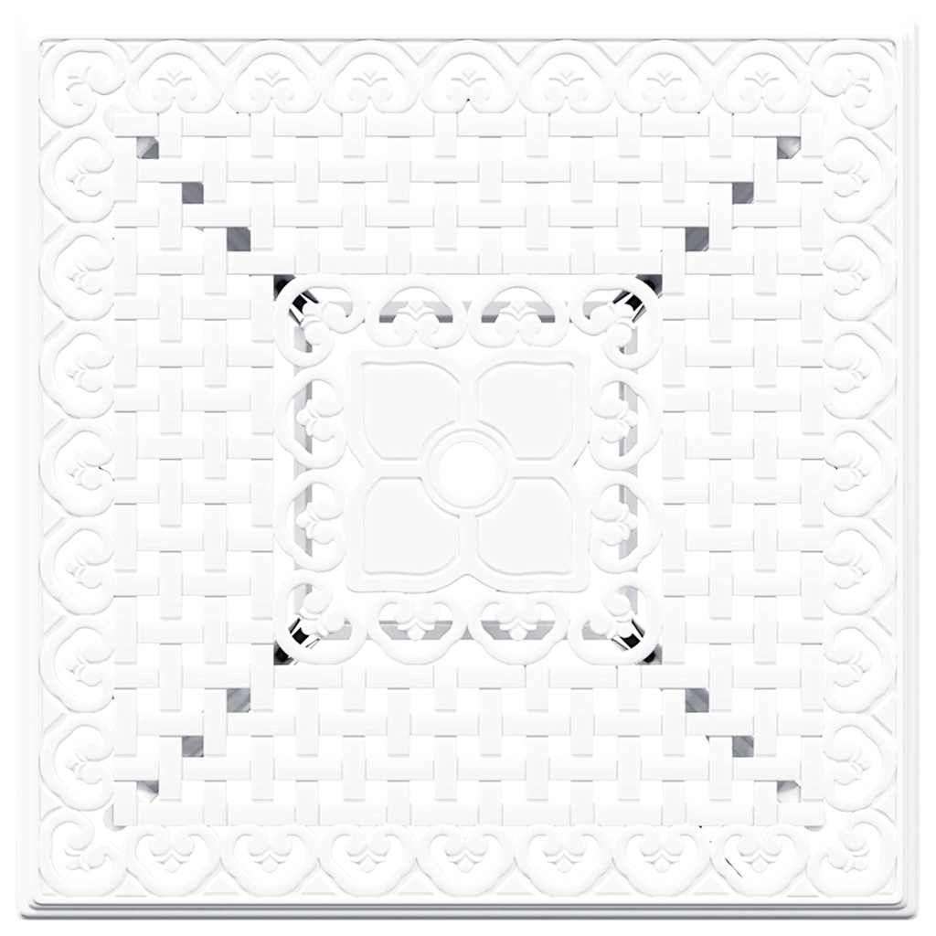 Set vrtnih stolova 5 pcs Bijelo Liveni aluminij