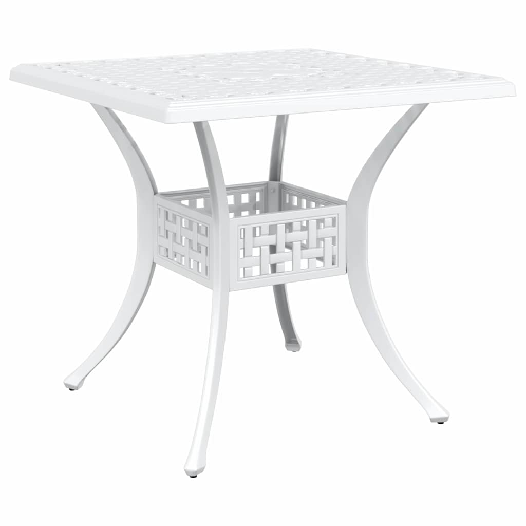 Set vrtnih stolova 5 pcs Bijelo Liveni aluminij