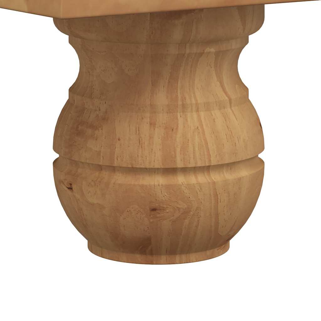 Komoda ASKIM Bijelo 79 x 40 x 133,5 cm Čvrsto borovo drvo