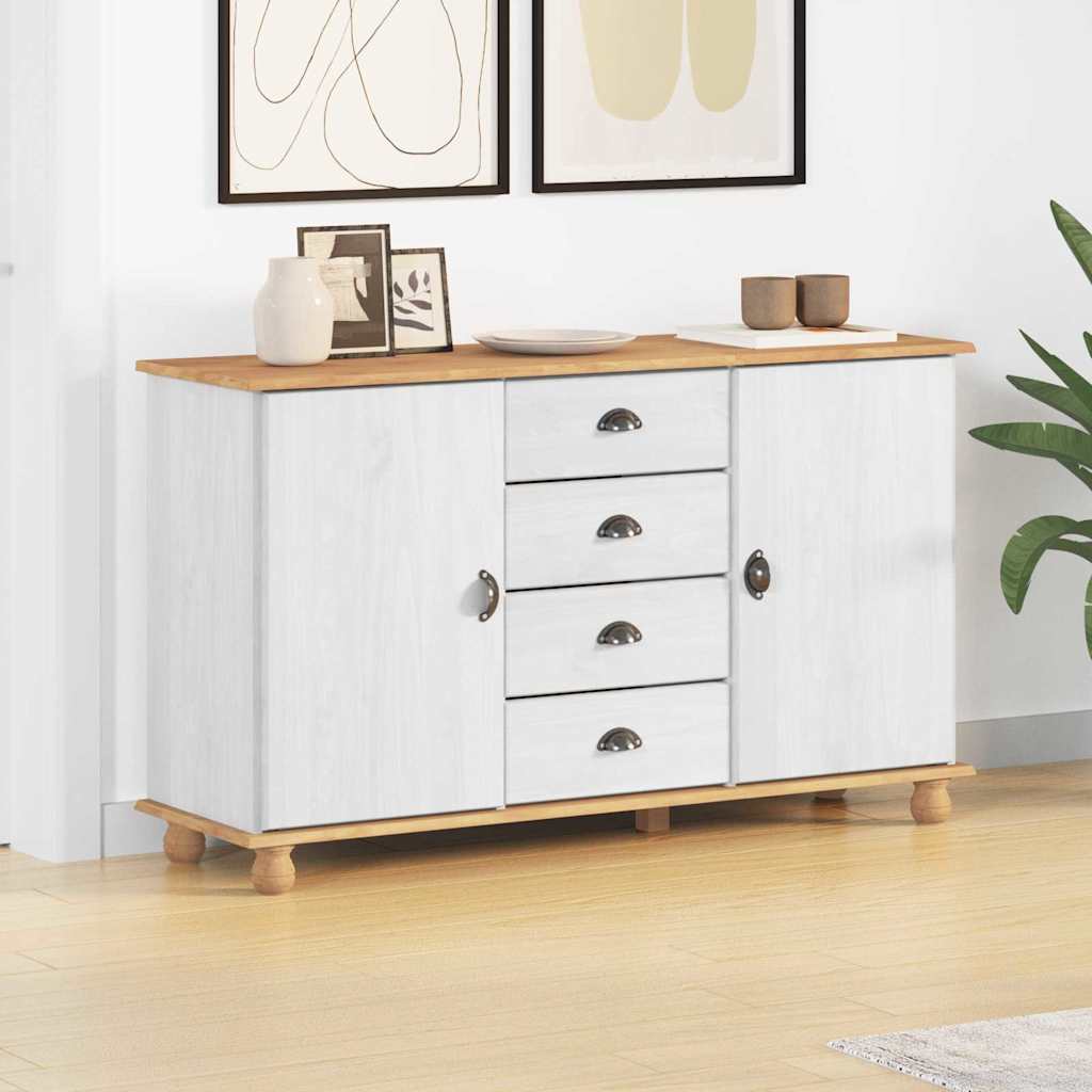 Kreveta s ladicama ASKIM 133,5 x 40 x 79 cm Masivna borovina