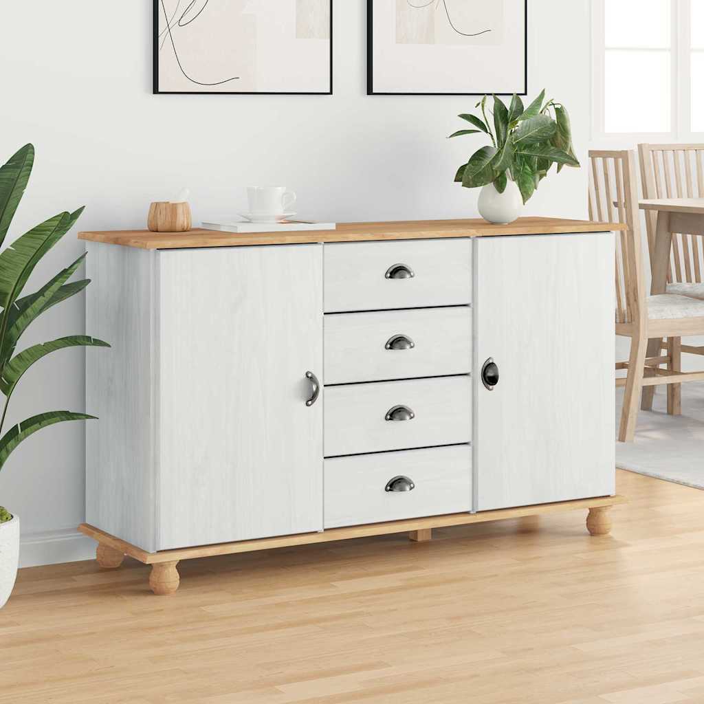 Kreveta s ladicama ASKIM 133,5 x 40 x 79 cm Masivna borovina